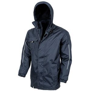 Result Core Mens Printable 3-In-1 Transit Jacket / Navy